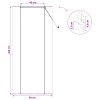Roletta szürke 80 x 220 cm bambusz