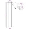 Roletta barna 70 x 220 cm bambusz
