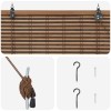 Roletta barna 130 x 160 cm bambusz