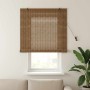Roletta barna 130 x 160 cm bambusz