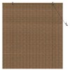 Roletta barna 130 x 160 cm bambusz