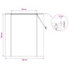 Roletta barna 130 x 160 cm bambusz