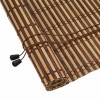 Roletta barna 130 x 220 cm bambusz