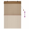 Roletta barna 80 x 160 cm bambusz