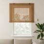 Roletta barna 140 x 160 cm bambusz