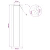 Roletta barna 60 x 220 cm bambusz