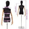Állítható 162-233 cm-es mannequin fejjel és alappal női pp