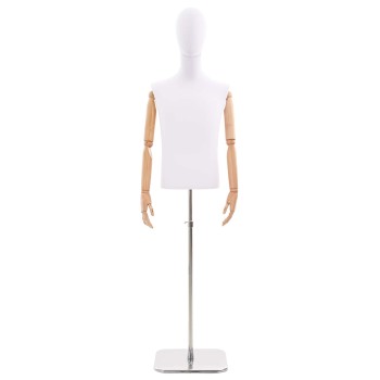 Állítható 170-242 cm-es manöken fejjel és alappal férfi pp