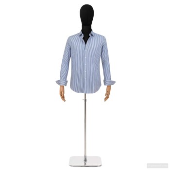 Állítható 170-242 cm-es manöken fejjel és alappal férfi pp