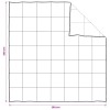 Teljes éves takaró fehér 200 x 200 cm bambusz rost