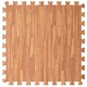 Puzzle edzőszőnyegek 12 pcs barna 4,32 ㎡ eva hab