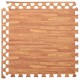Puzzle edzőszőnyegek 12 pcs barna 4,32 ㎡ eva hab