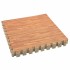 Puzzle edzőszőnyegek 12 pcs barna 4,32 ㎡ eva hab