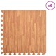 Puzzle edzőszőnyegek 12 pcs barna 4,32 ㎡ eva hab