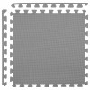Medence aljzat 12 pcs szürke 4,32 m² eva hab