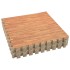 Puzzle edzőszőnyegek 12 pcs barna 4,32 ㎡ eva hab
