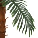 Mű cocuspalm fa zöld 70 x 20 x 200 cm szövet és bambusz