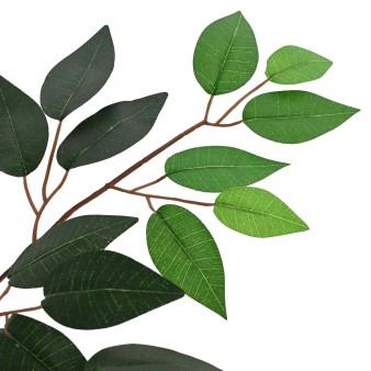 Mű ficus növény zöld 85 x 18 x 160 cm szövet és fa