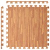 Padló szőnyegek 50 pcs faszínű 18 m² eva hab