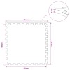 Padló szőnyegek 6 pcs kék 2,16 m² eva hab