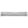 Vidaxl füstölő cső 2 db 5 x 5 x 30 cm rozsdamentes acél 304 ezüst