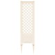 Trellis tüskével fehér 43 x 6 x 165 cm pp