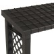 Tűzifaállvány antracitszürke 114 x 46 x 101 cm pp