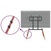 Festőállvány tv állvány 37-86 inch screen számára 60 kg