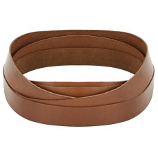 Bőr heveder barna 200 x 2,5 cm bőr