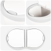 Szemetes fehér 48 x 30 x 51 cm pp