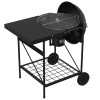 Faszenes grillsütő füstölő csövekkel 91 x 71 x 107 cm acél