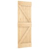 Csúszó ajtó narvik 70 x 210 cm (152,5 cm) természetes és fekete