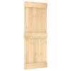 Csúszó ajtó narvik 80 x 210 cm (213,5 cm) természetes és fekete