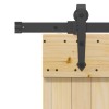 Csúszó ajtó narvik természetes és fekete 80 x 210 cm (152,5 cm)