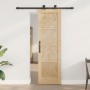 Csúszó ajtó orkdal természetes 61 x 198,5 cm tömör fenyőfa