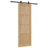 Csúszó ajtó orkdal természetes 73,5 x 211 cm tömör fenyőfa