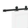Csúszó ajtó orkdal fehér 83 x 202 cm tömör fenyőfa