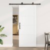 Csúszó ajtó orkdal fehér 83 x 202 cm tömör fenyőfa