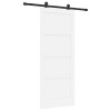 Csúszó ajtó orkdal fehér 83 x 202 cm tömör fenyőfa