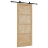 Csúszó ajtó orkdal természetes 86 x 211 cm tömör fenyőfa