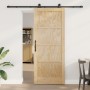 Csúszó ajtó orkdal természetes 86 x 211 cm tömör fenyőfa