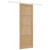 Csúszó ajtó orkdal természetes és fehér 73,5 x 211 cm