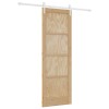 Csúszó ajtó orkdal természetes és fehér 73,5 x 211 cm