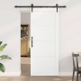 Csúszó ajtó orkdal fehér 83 x 202 cm tömör fenyőfa