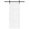 Csúszó ajtó orkdal fehér 83 x 202 cm tömör fenyőfa