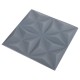 Fali panelek 24 pcs origami szürke 50 x 50 cm xps hab