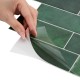 Metrócsempe 10 pcs sötétzöld 29 x 21 cm poliuretán és pet