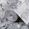 3d kő tapéta szürke 10 x 0,53 m nem szőtt szövet