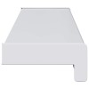 Ablakpárkány fehér 100 x 15 x 4,5 cm pvc