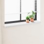Ablakpárkány fehér 120 x 30 x 4,5 cm pvc